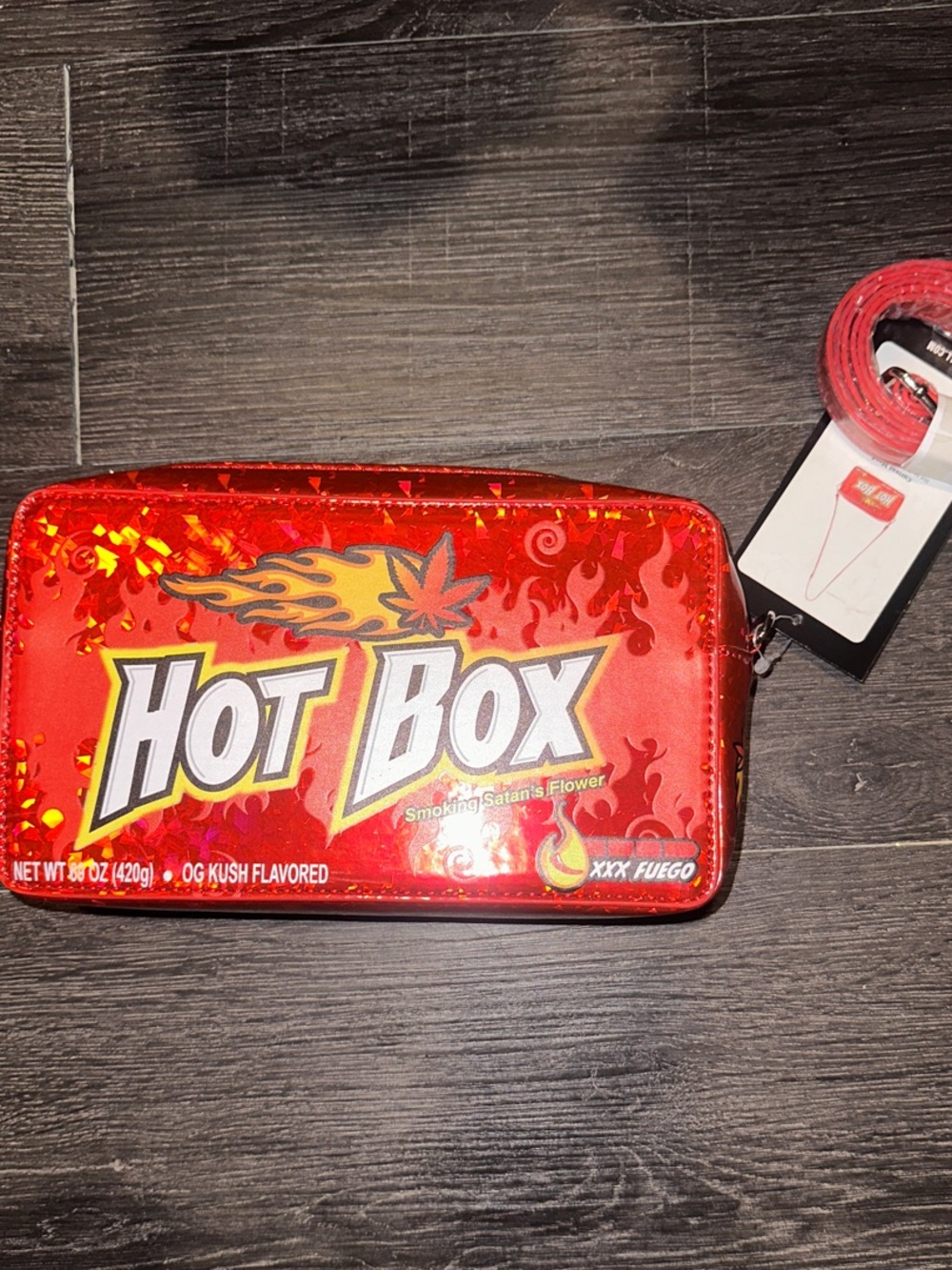 Current Mood Hot Box Red Zip Crossbody Bag -